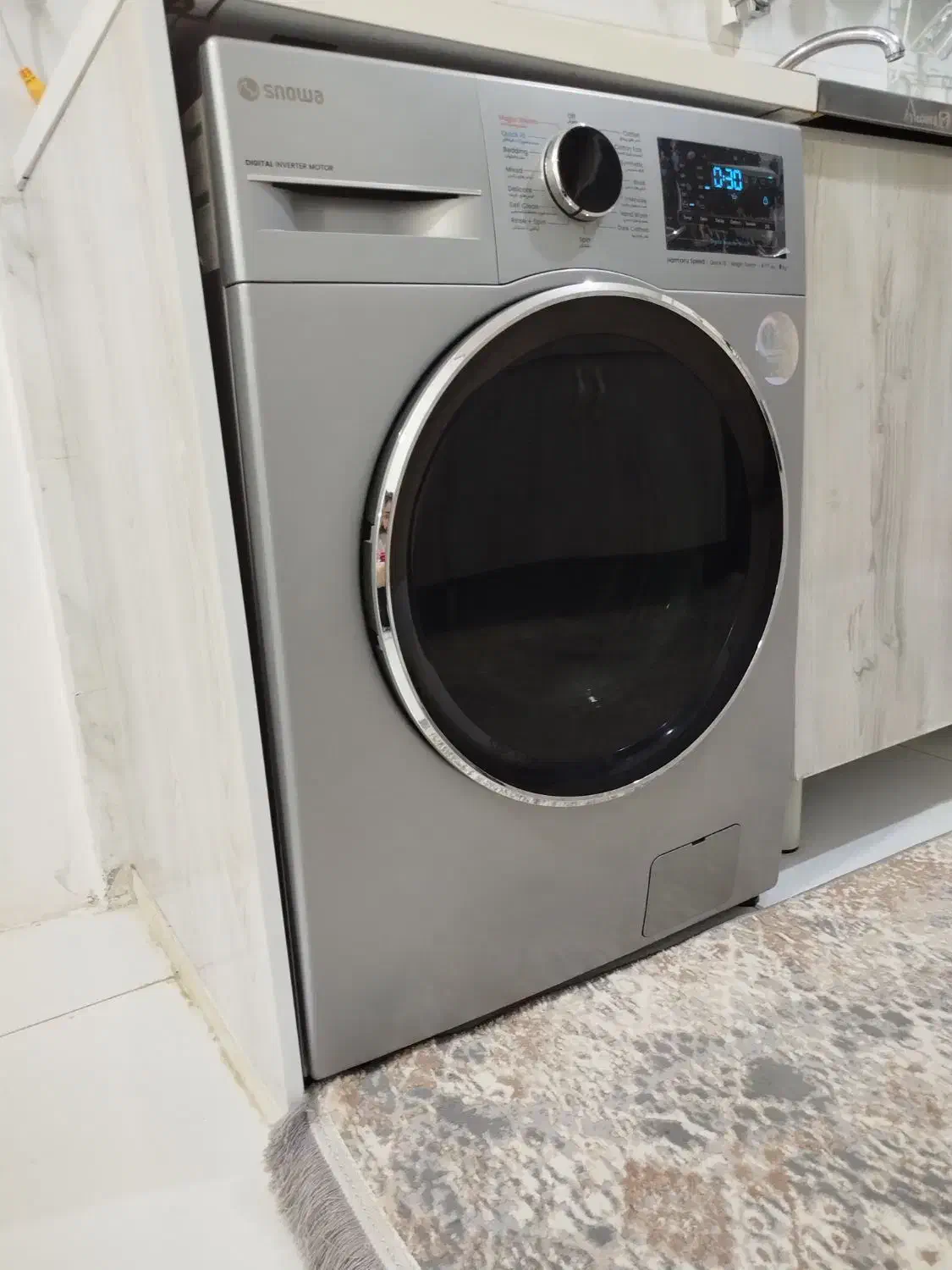 لباسشویی 8کیلویی درحداکبند|ماشین لباسشویی و خشککن لباس|پاکدشت, حصار امیر|دیوار