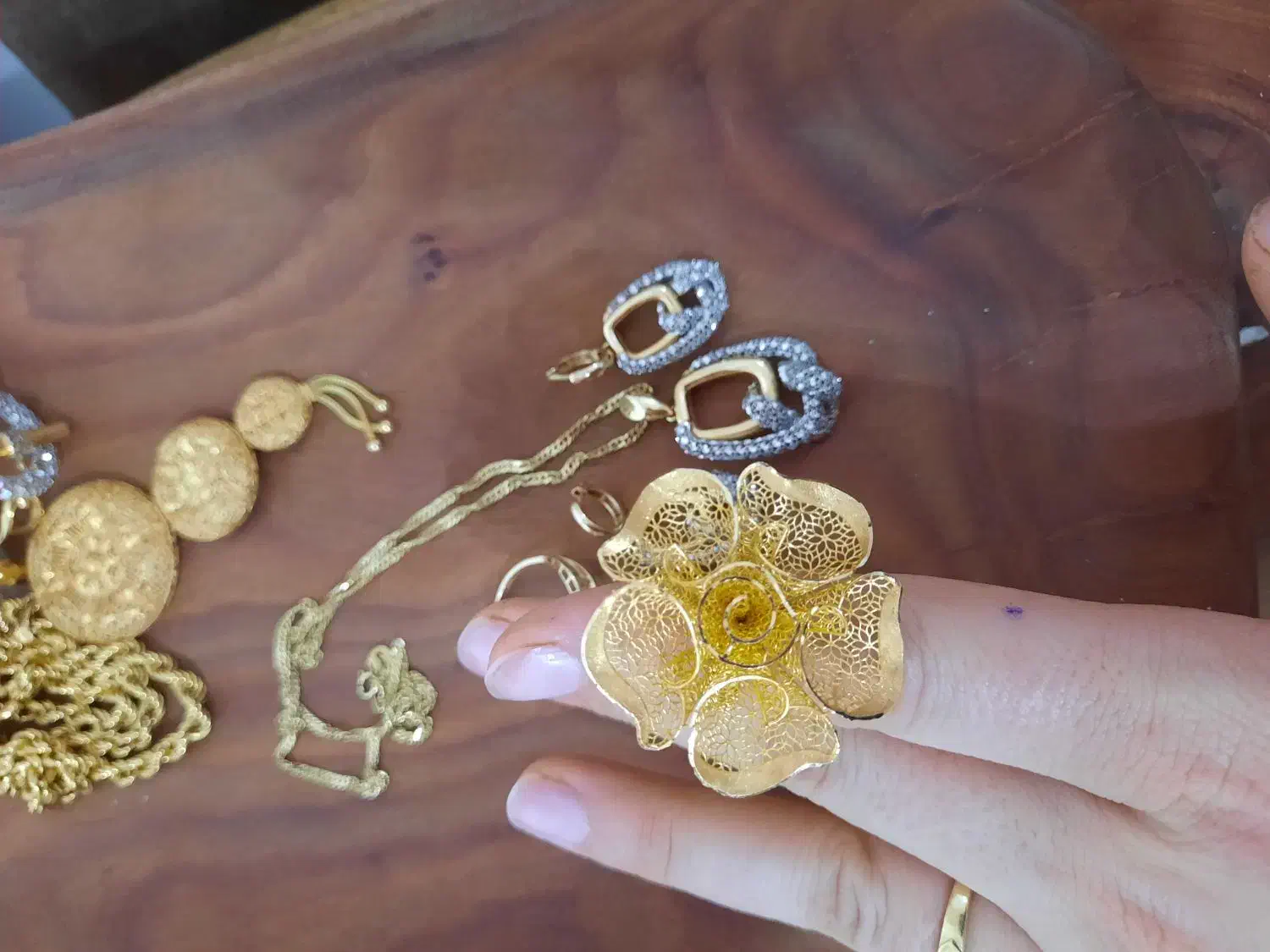 دستبند انگشتر پلاک و زنجیر در حد نو|جواهرات|بندرعباس, |دیوار