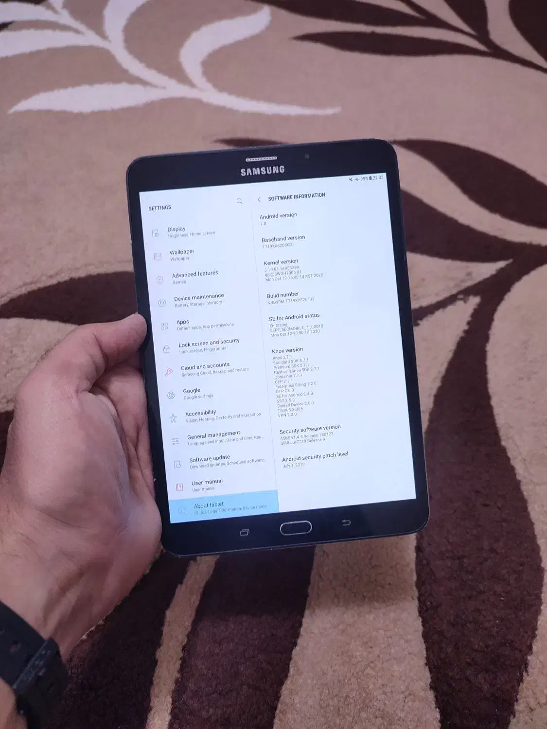 تبلت سامسونگ Galaxy Tab s2|تبلت|قروه, |دیوار