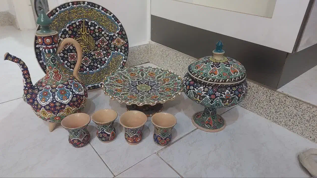 ظروف سفالی دکوری|صنایع دستی و سایر لوازم تزئینی|قرچک, شهرک طلائیه|دیوار