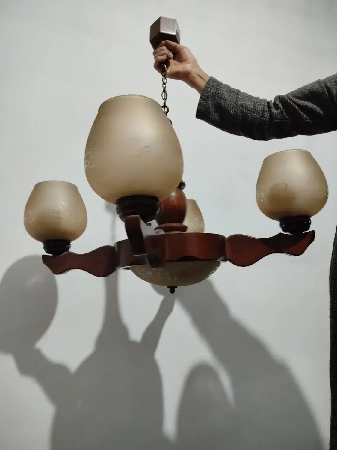 لوستر ۴ شاخه|لوستر و چراغ آویز|کرج, خرمدشت|دیوار