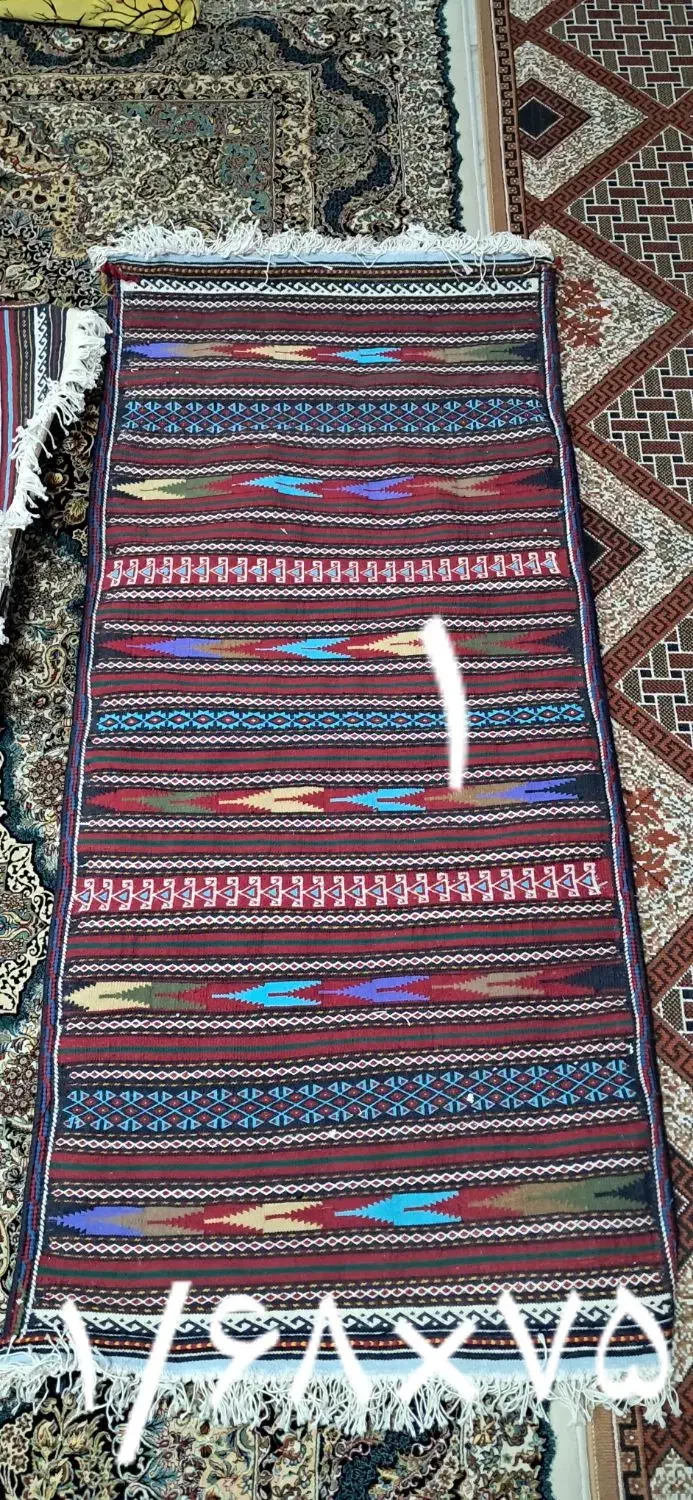 گلیم|گلیم، جاجیم، گبه|قائن, |دیوار