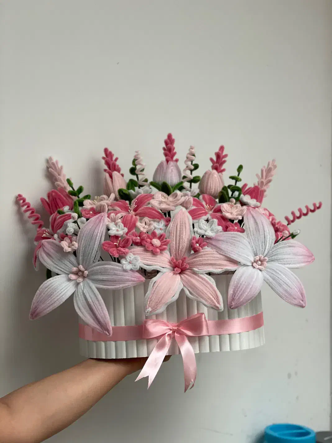 گل ولنتاین|گل مصنوعی|باغستان, |دیوار