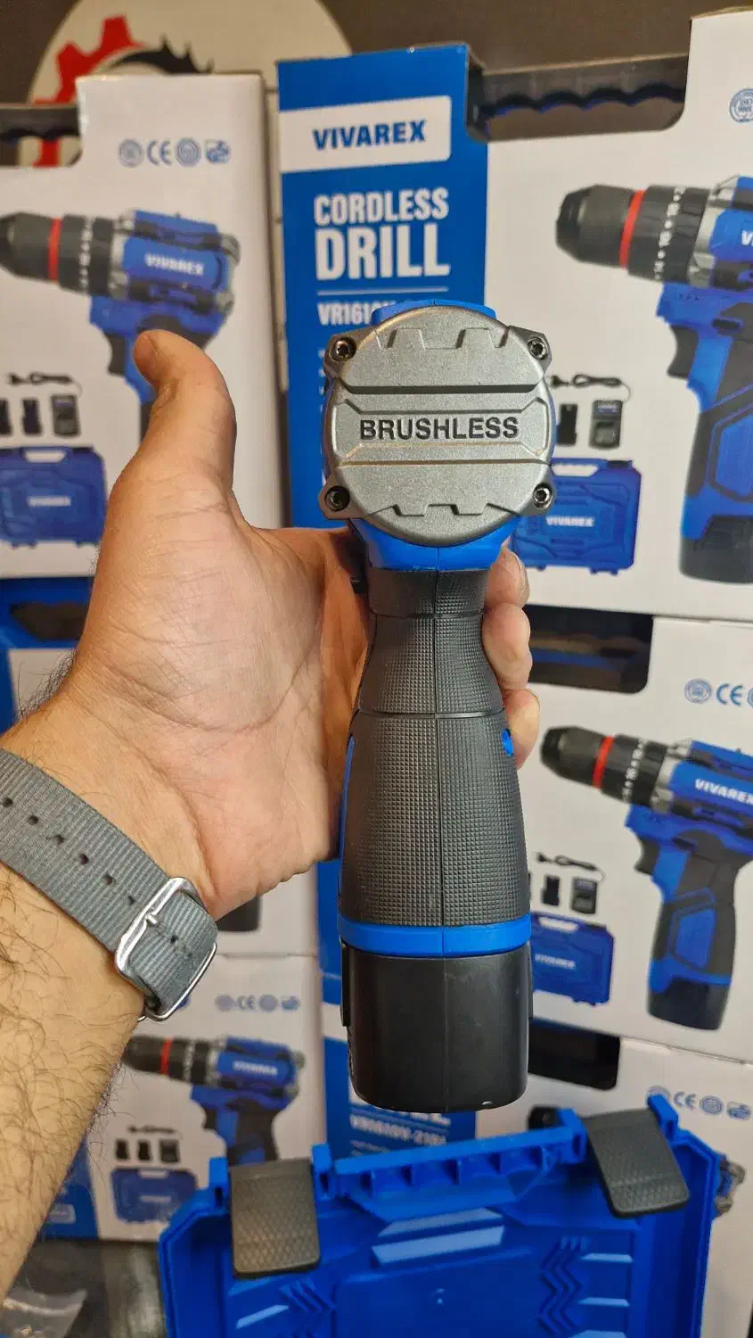 دریل شارژی 16 ولت براشلس ویوارکس|ابزارآلات|مشهد, نوید|دیوار