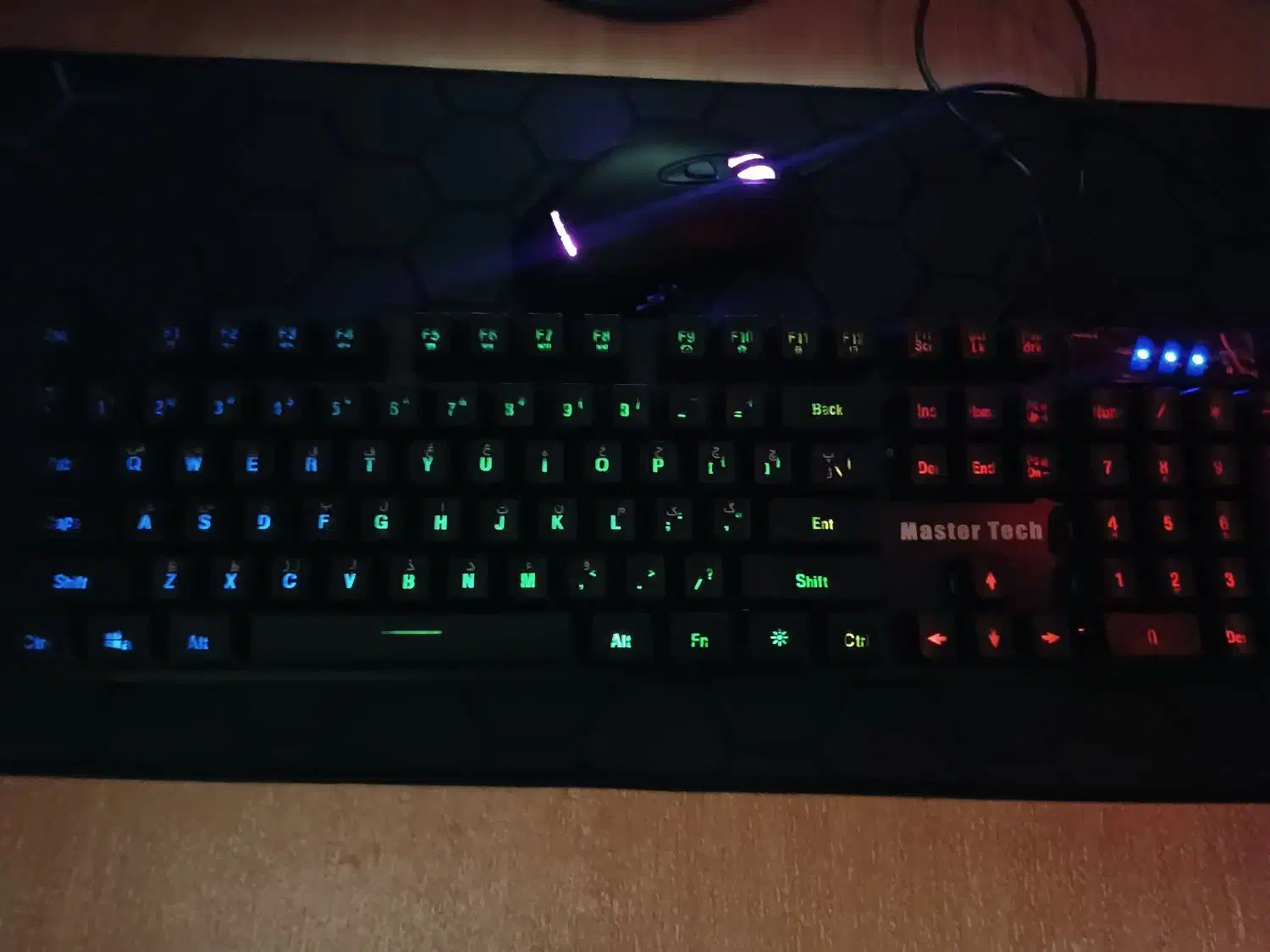 کیبورد و ماوس گیمینگ Mastertech mk9200|قطعات و لوازم جانبی رایانه|تهران, امیر بهادر|دیوار