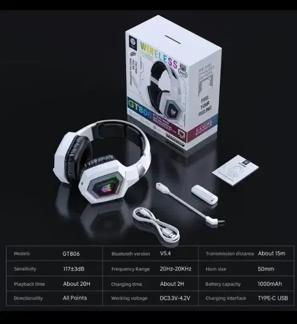 هدست بی سیم اونیکوما gt806|قطعات و لوازم جانبی رایانه|تهران, انبار نفت|دیوار