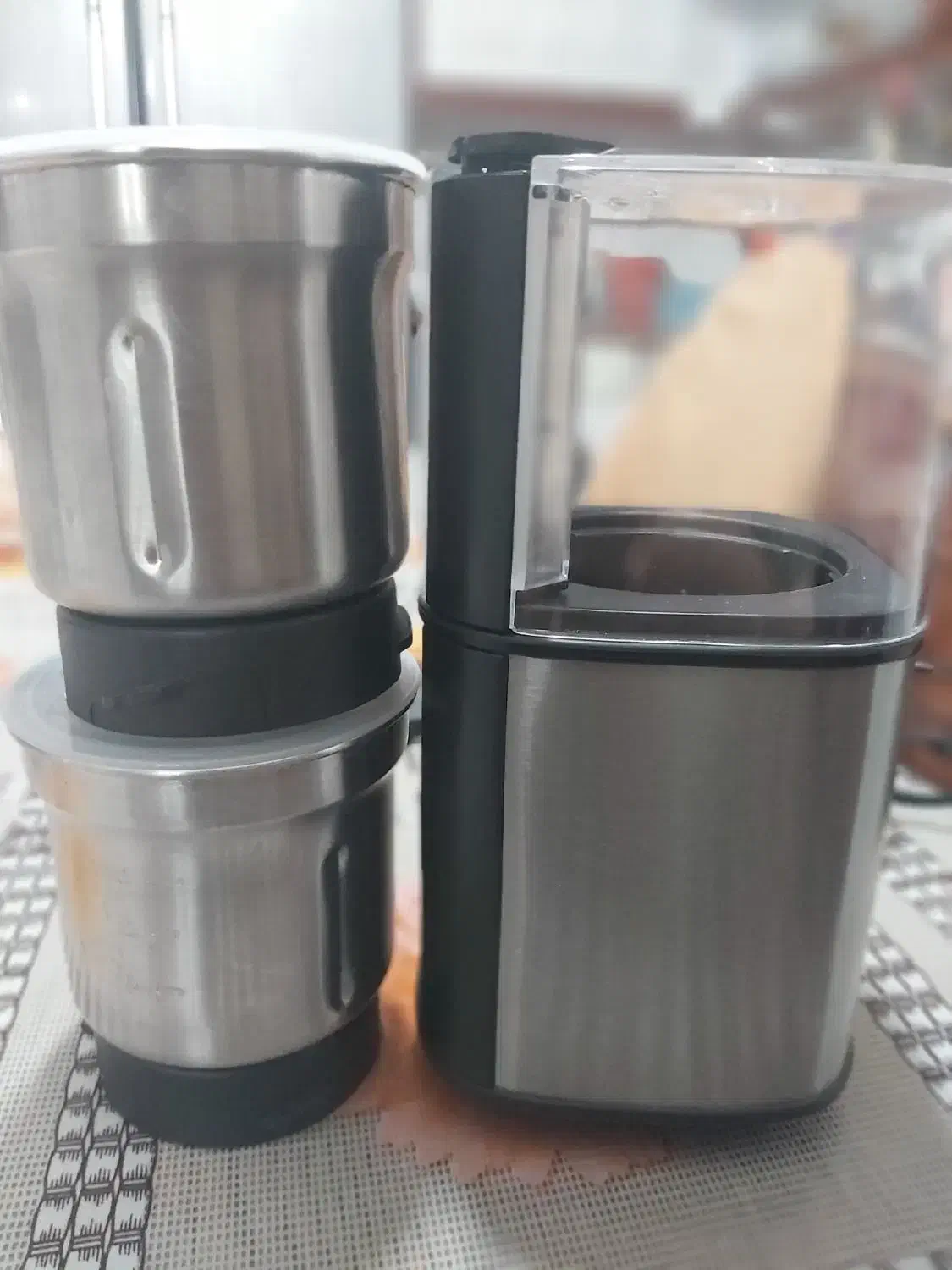 آسیاب کن برقی خانگی ۴ تیغه با گارانتی|خردکن، آسیاب، غذاساز|اهر, |دیوار