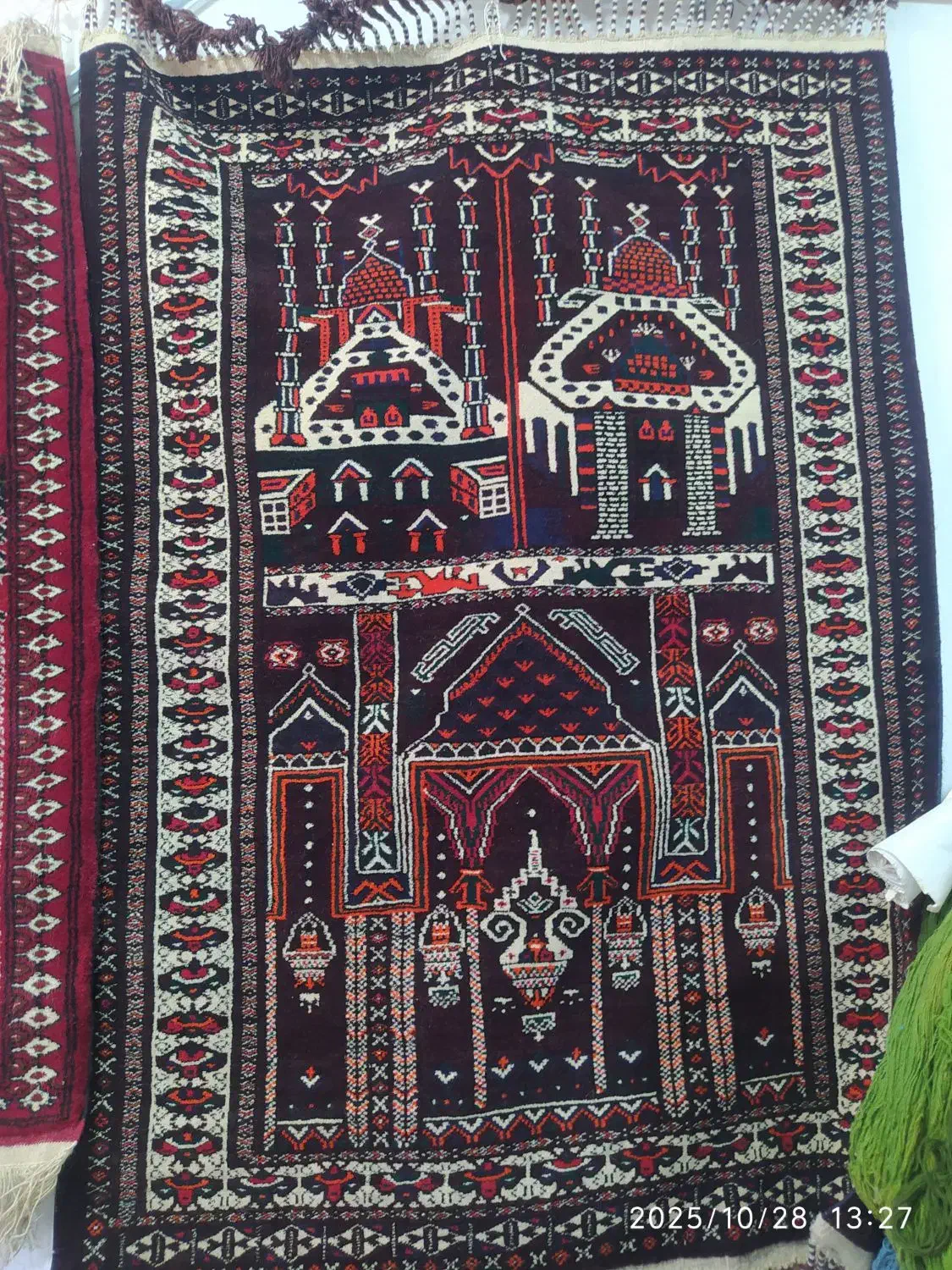 یک عددقالیچه|گلیم، جاجیم، گبه|گنبد کاووس, |دیوار