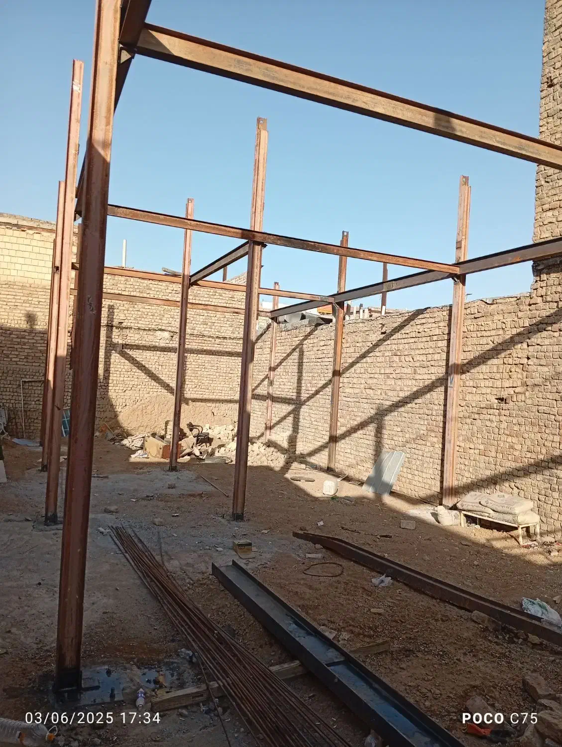 سقف تیرچه بلوک جوشکاری اسکلت|خدمات پیشه و مهارت|ساوه, |دیوار