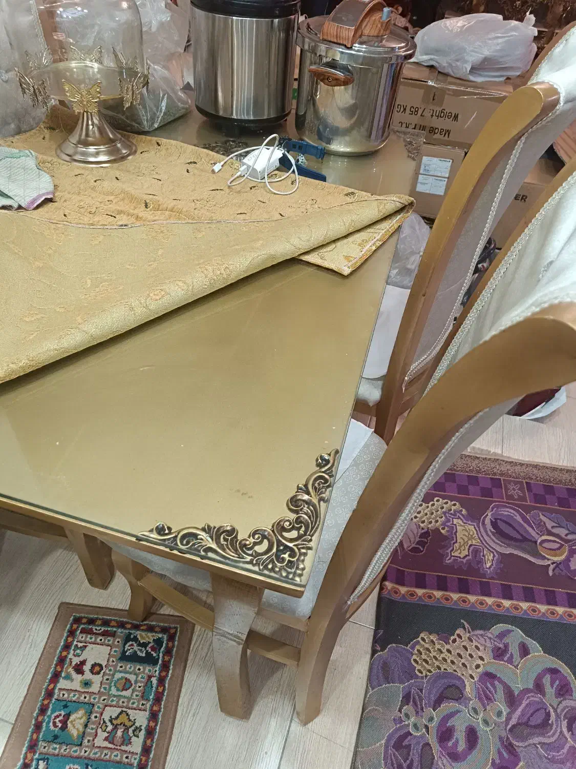 ناهار خوری 4نفره|مبلمان خانگی و میز عسلی|صباشهر, |دیوار