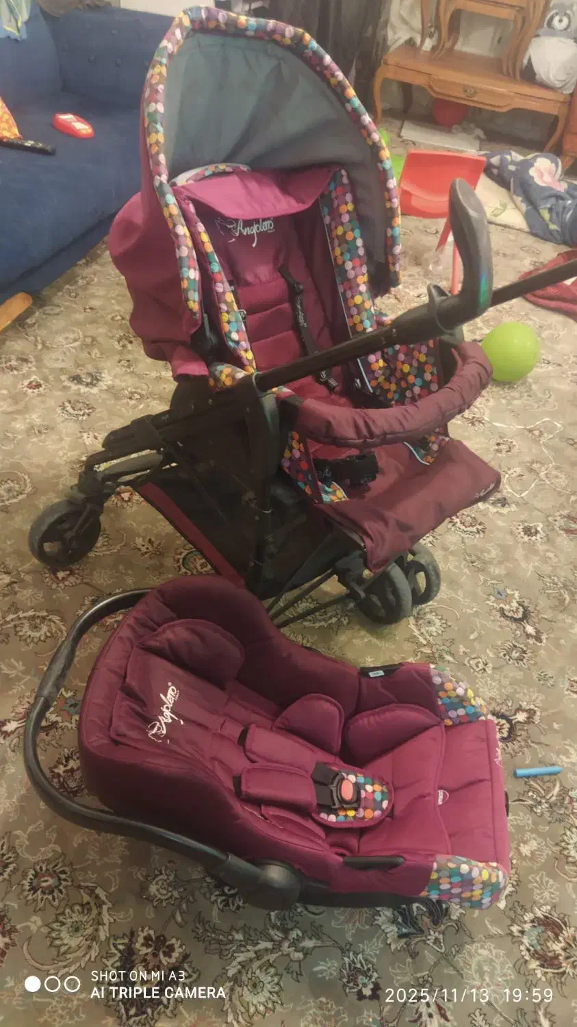 کالسکه نوزاد و کریر ایتالیایی|اسباب و اثاث بچه|سیرجان, |دیوار