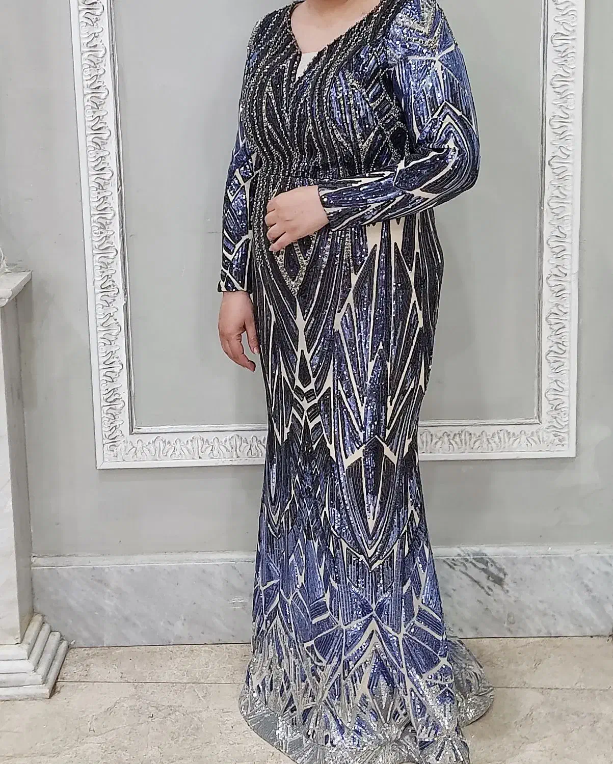 پیراهن مجلسی تمام کارشده|لباس|اسلام‌شهر, مسکن مهر اسلاشهر (شهرک امام خمینی)|دیوار