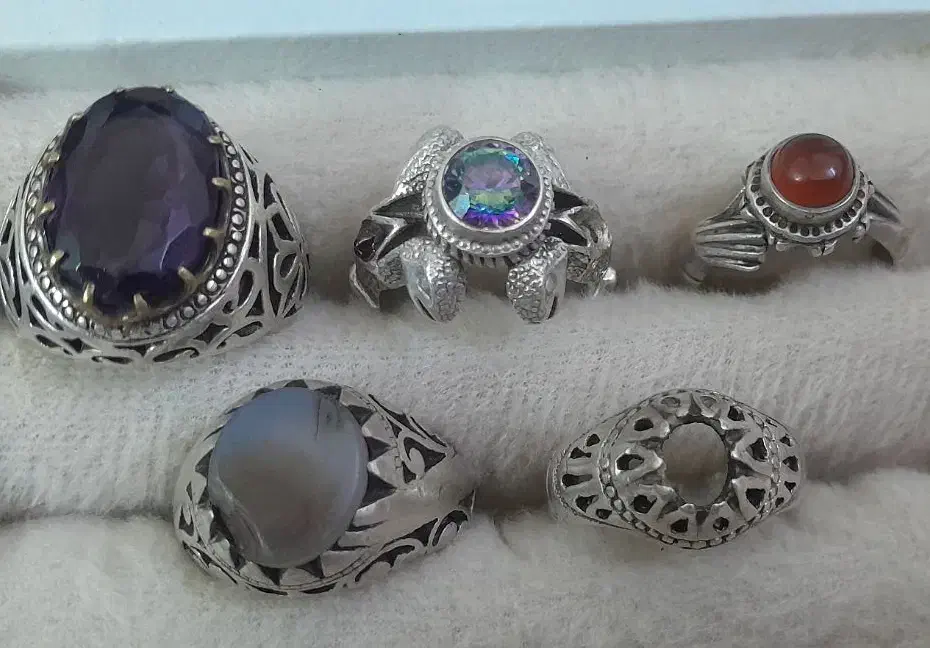 انگشتر نقره|جواهرات|شاهرود, |دیوار