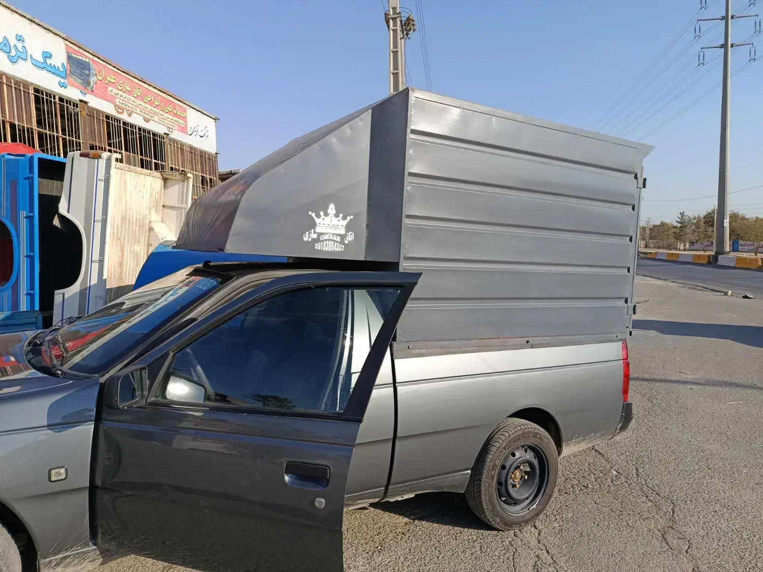 حمل بار با وانت مسقف اریسان جابجایی بار ایمن مطمئن|خدمات حمل و نقل|کرمانشاه, |دیوار