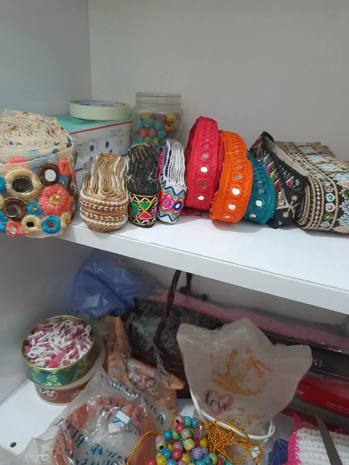 نوار تزینی|لوازم خیاطی و بافتنی|قم, نیروگاه|دیوار