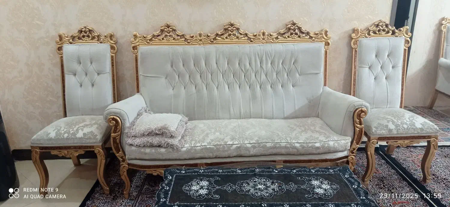 مبل هفت نفره با دو میزبان|مبلمان خانگی و میز عسلی|تهران, مهرآباد|دیوار