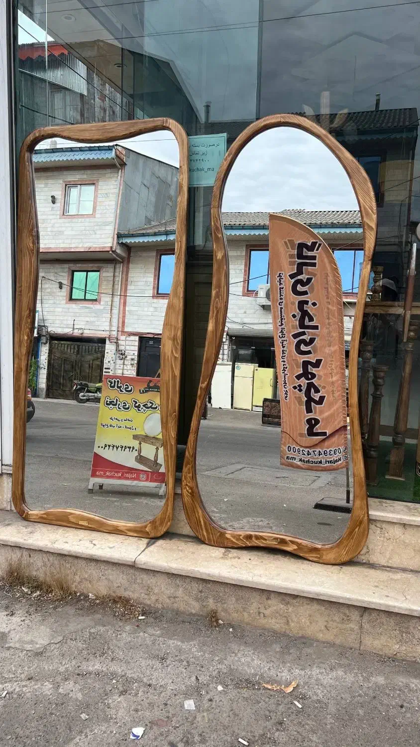 آینه قدی طرح صخره، سایز ۸۰×۱۸۰|آینه|رشت, پیرکلاچای|دیوار