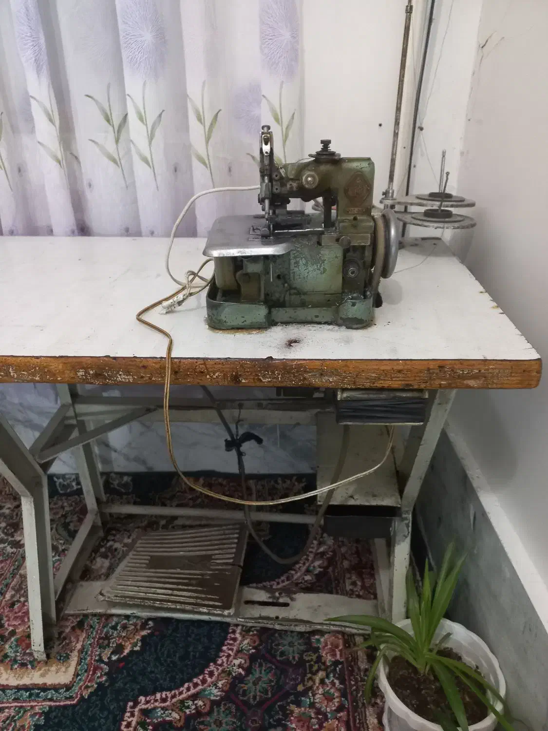 زیگزال ۳ نخ یاماتا|چرخ خیاطی و ریسندگی|بهارستان, |دیوار