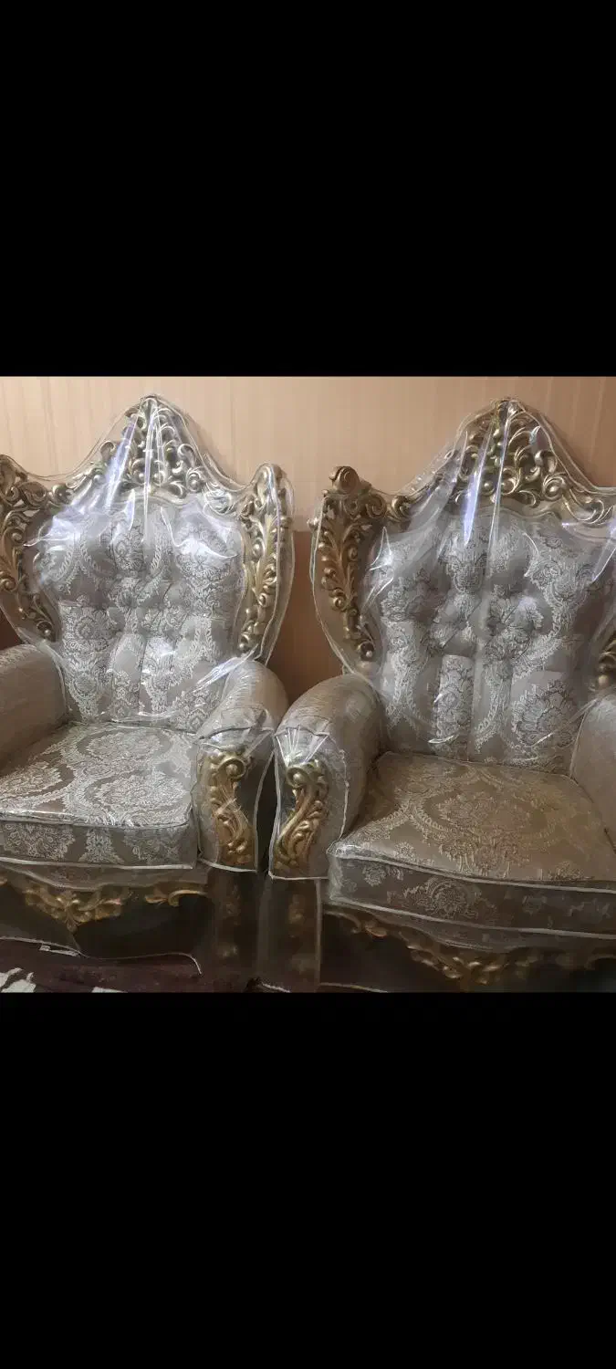 مبلمان سلطنتی ۷ نفره|مبلمان خانگی و میز عسلی|آبادان, |دیوار