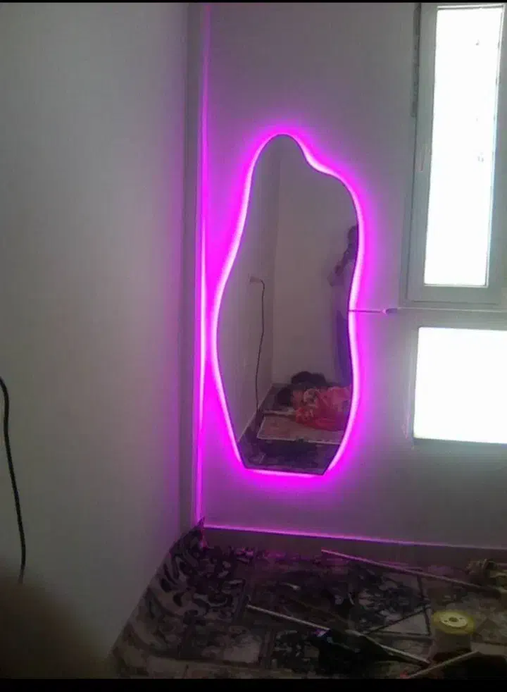 آینه ی بک لایت وشیشه بری عسکری|آینه|برازجان, |دیوار