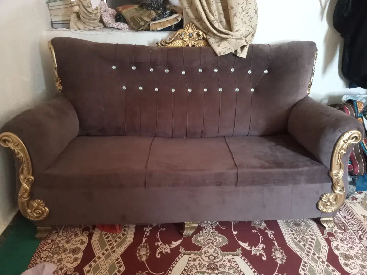 مبل ۷ نفره کاملا نو|مبلمان خانگی و میز عسلی|جیرفت, |دیوار