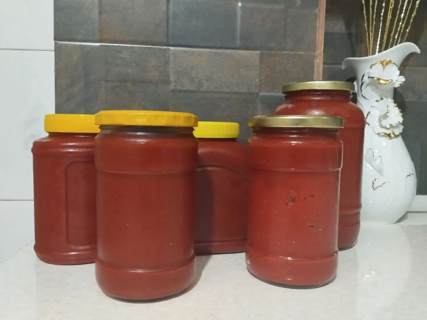 محصولات خانگی گل بانو(رب گوجه فرنگی،آب نارنج،ترشی)|خوردنی و آشامیدنی|بابل, |دیوار