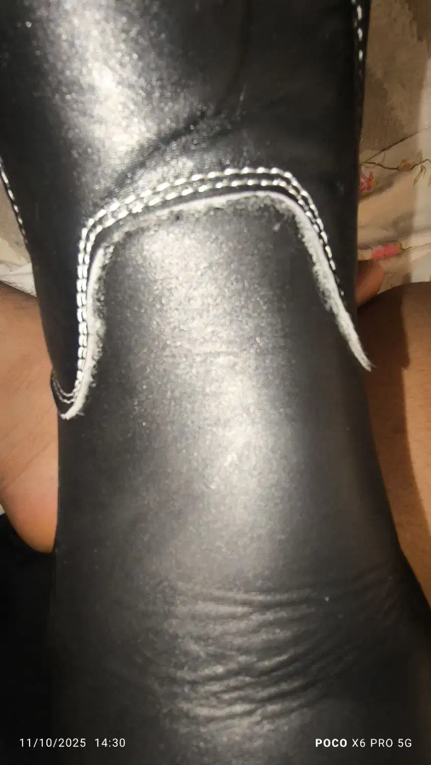 پوتین ایمنی با رویه چرم طبیعی گاوی و کفی طبی|کیف، کفش، کمربند|خرمشهر, |دیوار