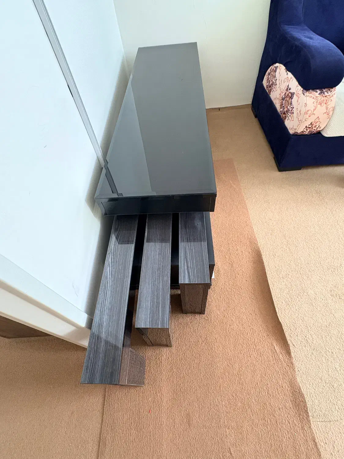 میز ال سی دی مشکی|میز تلویزیون|تهران, افسریه جنوبی|دیوار