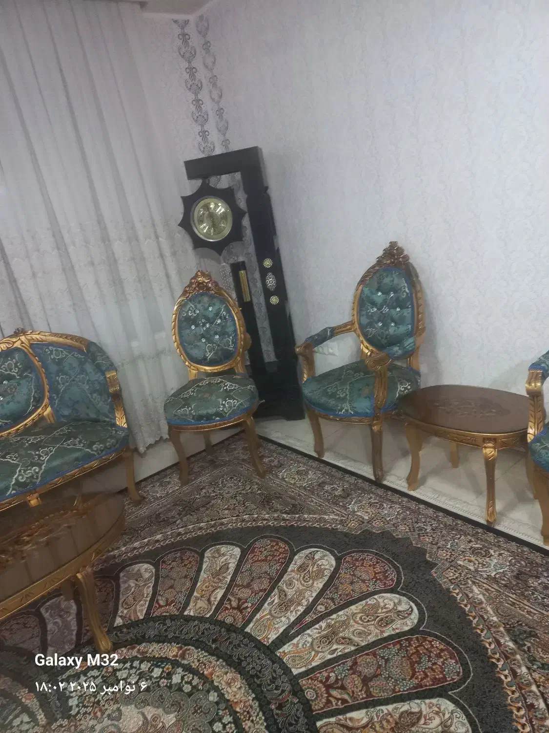 مبل سلطنتی ۹ نفره|مبلمان خانگی و میز عسلی|سرپل ذهاب, |دیوار