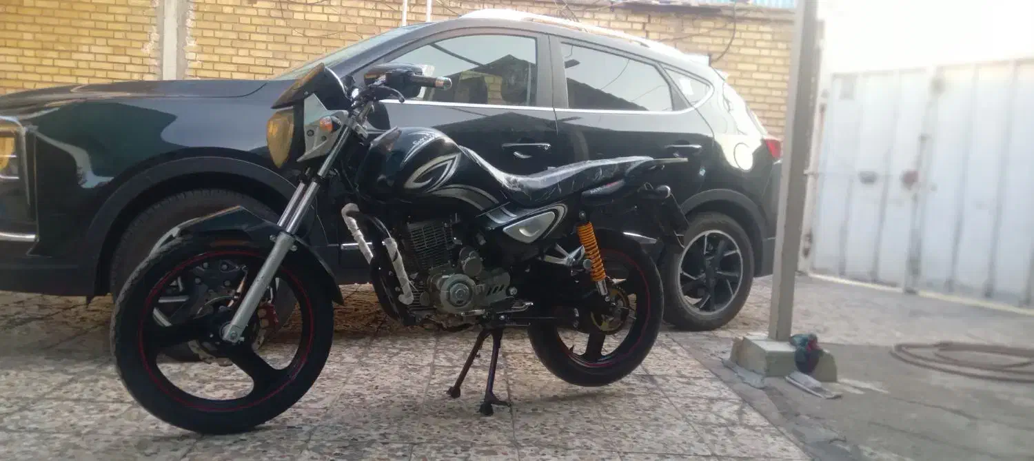 موتور ساوین mkz200 cc مدارک فول با سوخت|موتورسیکلت|دزفول, |دیوار