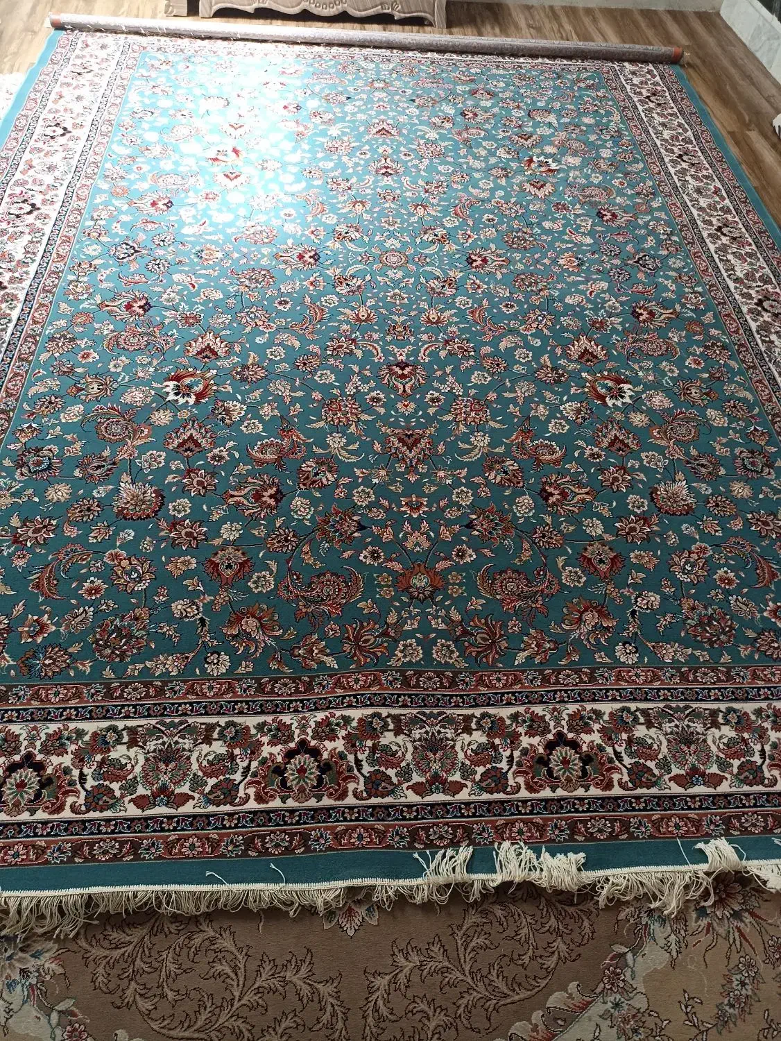 یک تخته فرش 12متری نو مناسب جهیزیه|فرش|تربتحیدریه, پارک کاشانی|دیوار