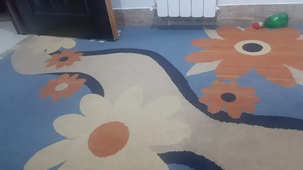 دو عدد فرش|فرش|دزفول, |دیوار