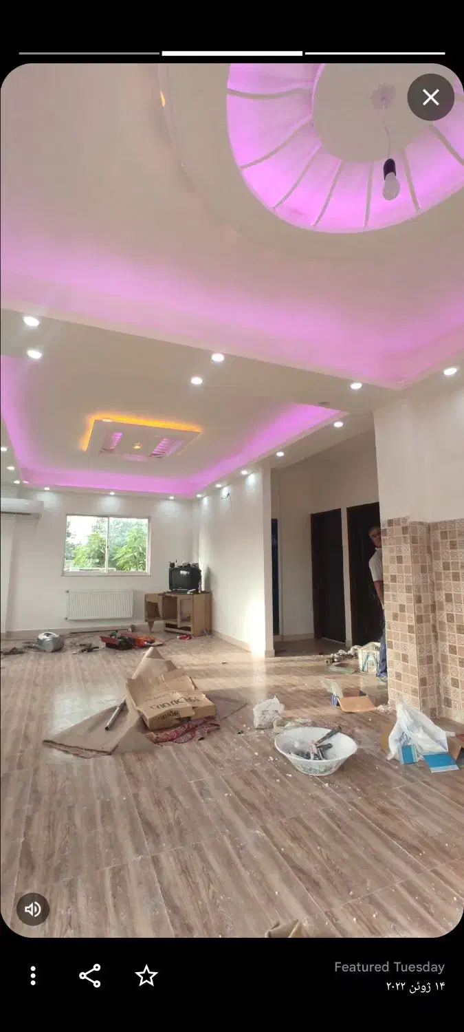 گچ کاری/گچکاری/گچ|خدمات پیشه و مهارت|لاهیجان, شقایق|دیوار