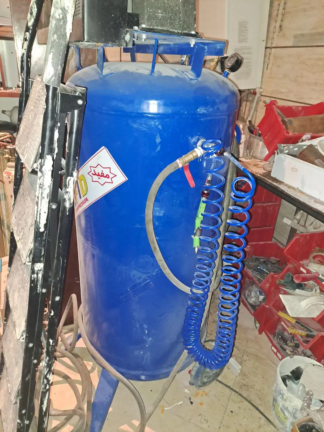 ایرلس براشلس ۵۹۵  و کمپرسور باد ۳۵۰ لیتر زیر قیمت|ابزارآلات|فردیس, ثابتی|دیوار