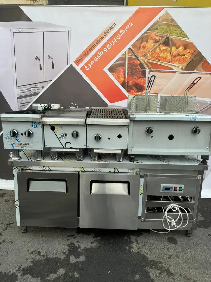 گریل روغنی گریل زغالی میز زیرگریل|کافیشاپ و رستوران|کیش, |دیوار