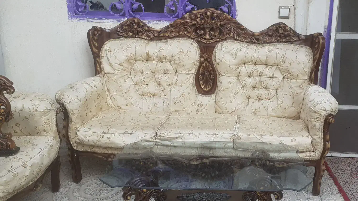 مبل سلطنتی۹نفره و۴نفره راحتی|مبلمان خانگی و میز عسلی|بهارستان, |دیوار