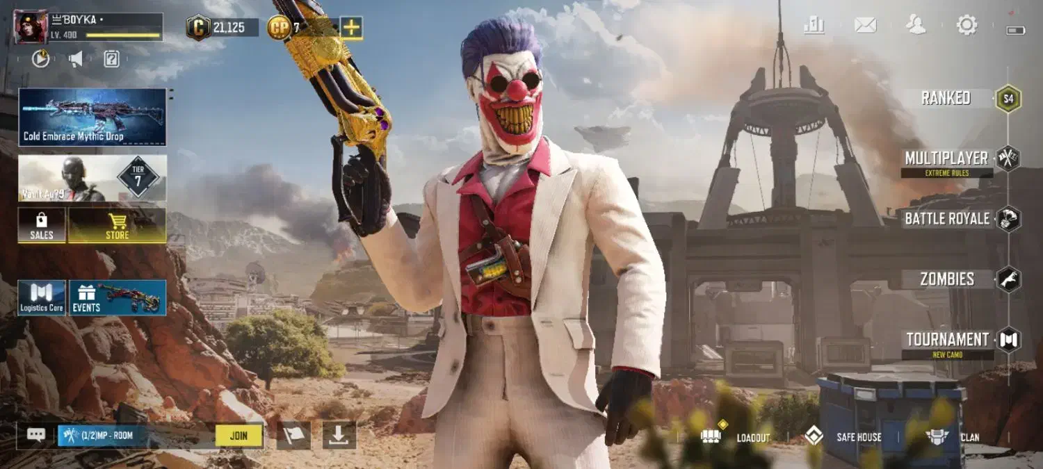 اکانت کالاف دیوتی موبایل لول ۴۰۰|کنسول، بازی ویدئویی و آنلاین|مرزیکلا, |دیوار