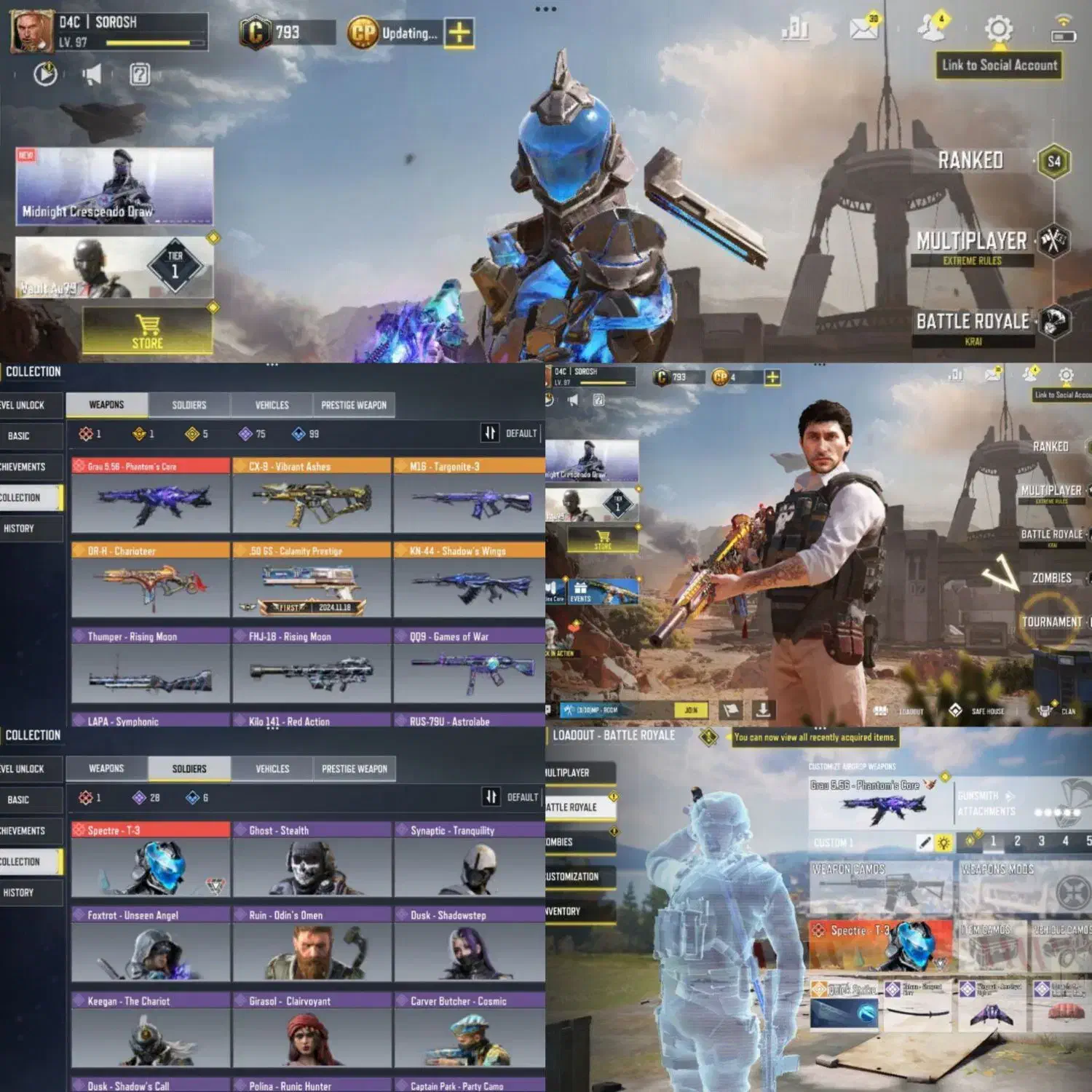 اکانت کالاف|کنسول، بازی ویدئویی و آنلاین|شهرضا, |دیوار