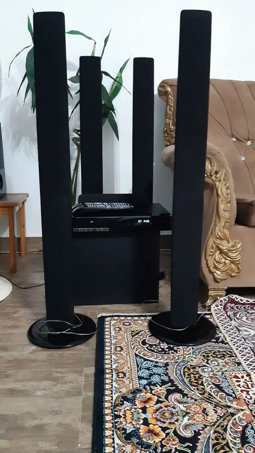 سیستم بلوتوث شرکتی ۱۰۰۰ وات 7 تیکه سامسونگ حد لرزش|سیستم صوتی خانگی|رشت, گیل|دیوار