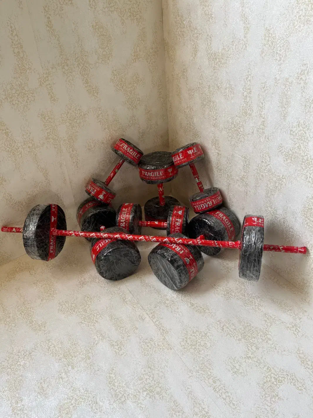 دمبل بتنی ( وسایل ورزشی ) هالتر و صفحه هالتر|تجهیزات ورزشی|کاشان, راوند|دیوار