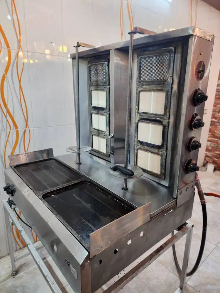 فر کباب ترکی دو سیخ|اجاق گاز و لوازم برقی پخت‌وپز|شهر بابک, |دیوار