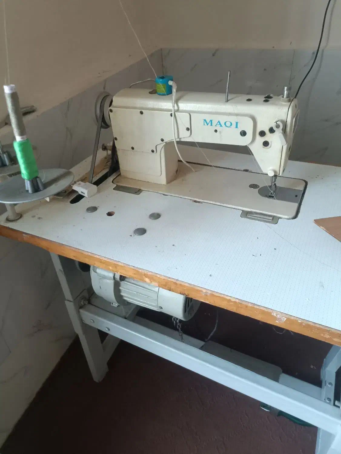 چرخ خیاطی راسته دوزدینام دار|چرخ خیاطی و ریسندگی|سیمین شهر, |دیوار