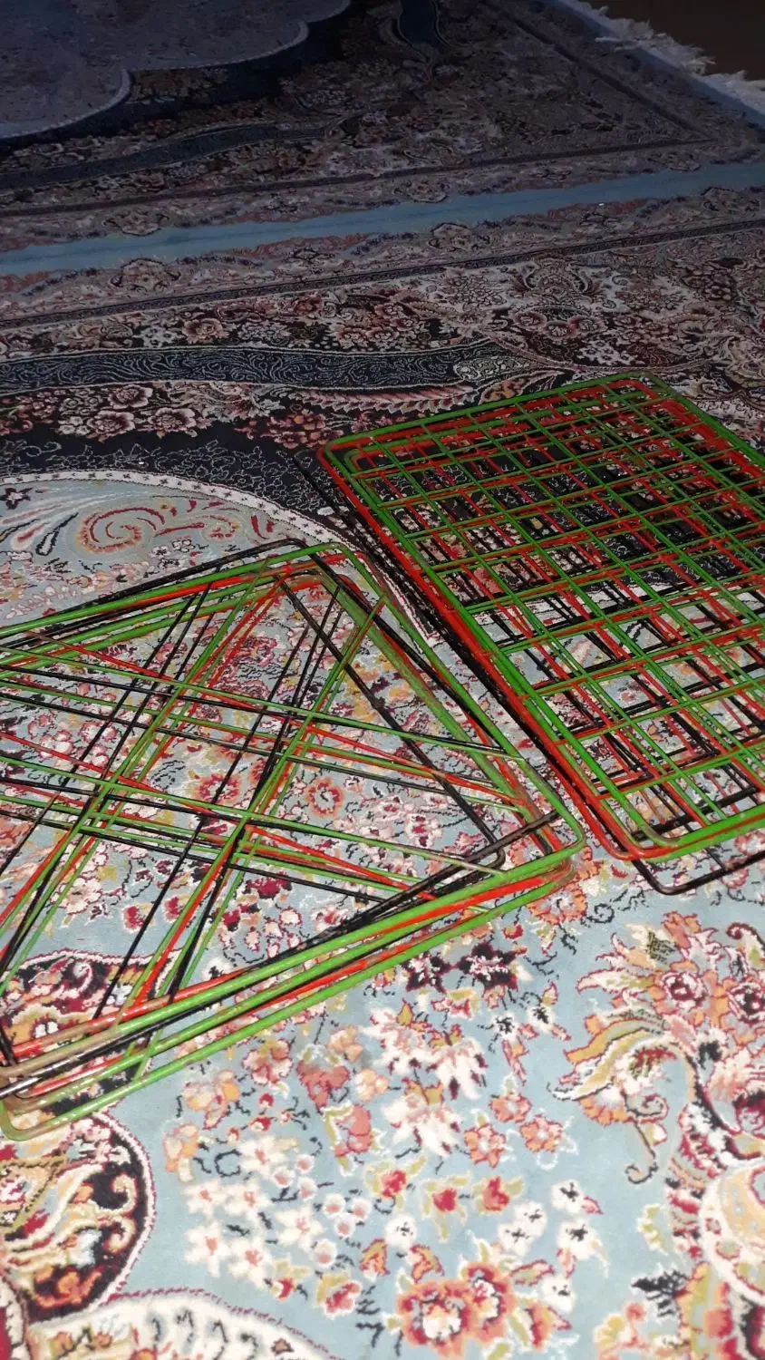 قفسه مشبک|کتابخانه، شلف، قفسه‌های دیواری|نسیم‌شهر, |دیوار