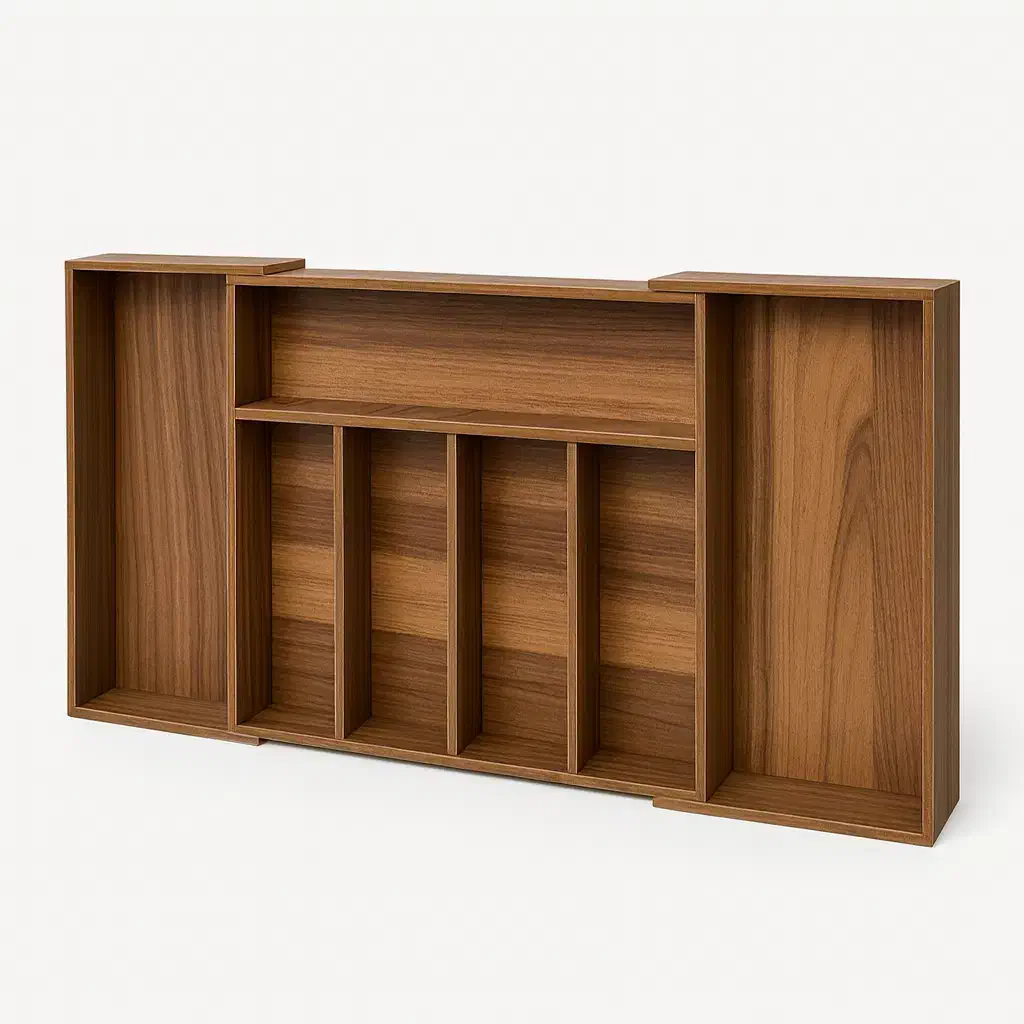 جاقاشقی چوبی کشویی ، داخل کشو رایکا|آبچکان و نظمدهنده ظروف|مشهد, سجادیه|دیوار