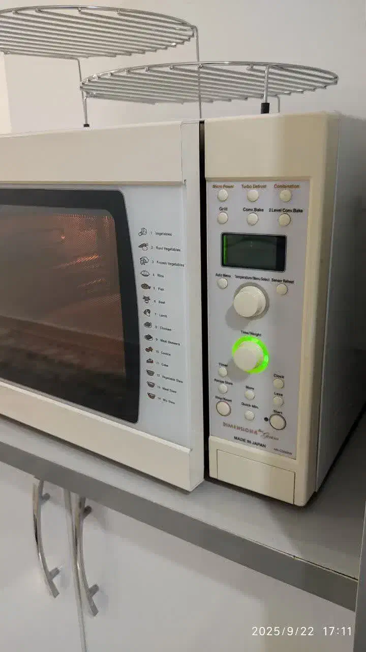 ماکروفر سولاردوم پاناسونیک اینورتر ژاپن|اجاق گاز و لوازم برقی پخت‌وپز|مشهد, حجاب (شهرک غرب)|دیوار