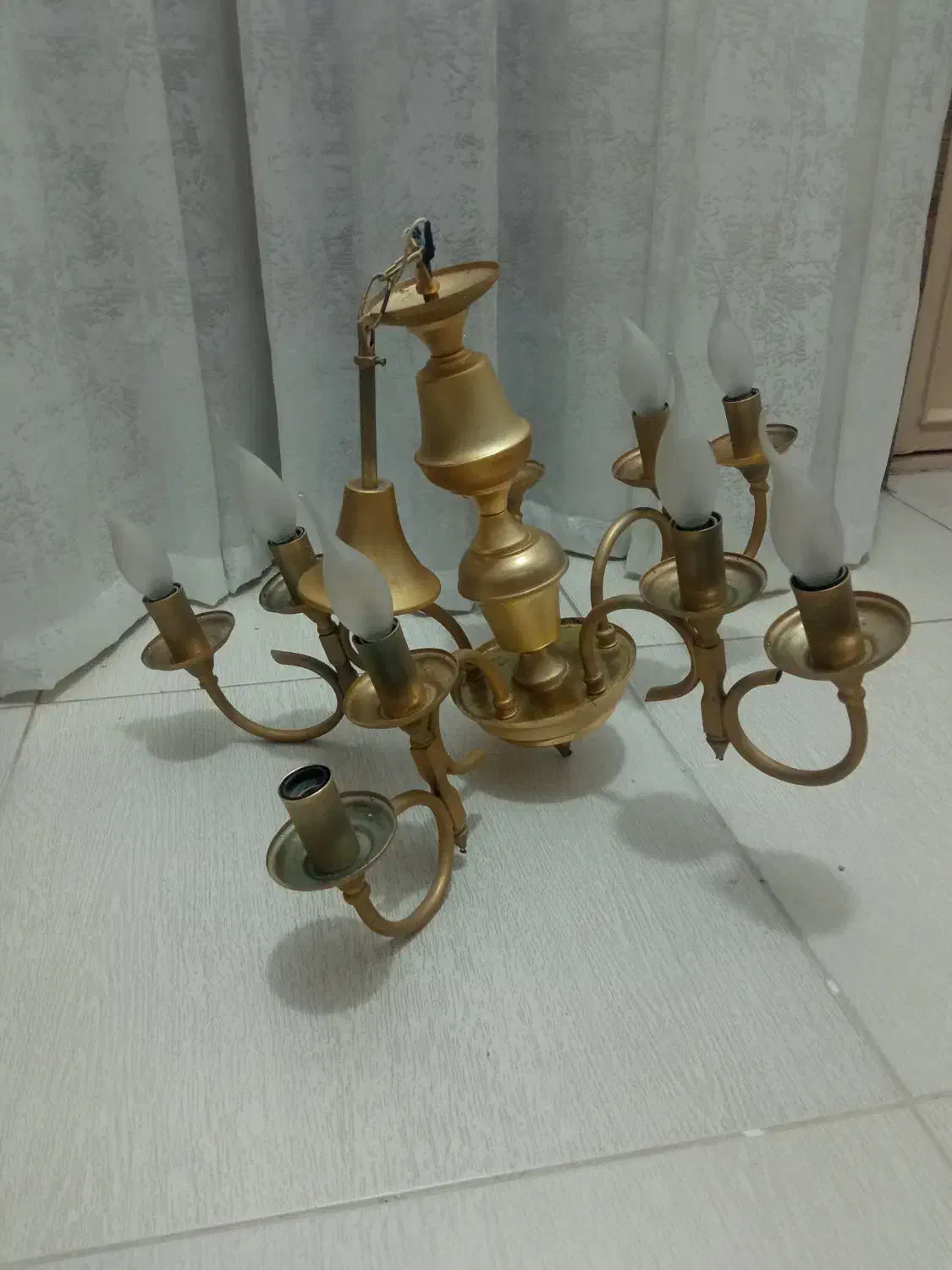 لوستر|لوستر و چراغ آویز|فلاورجان, |دیوار