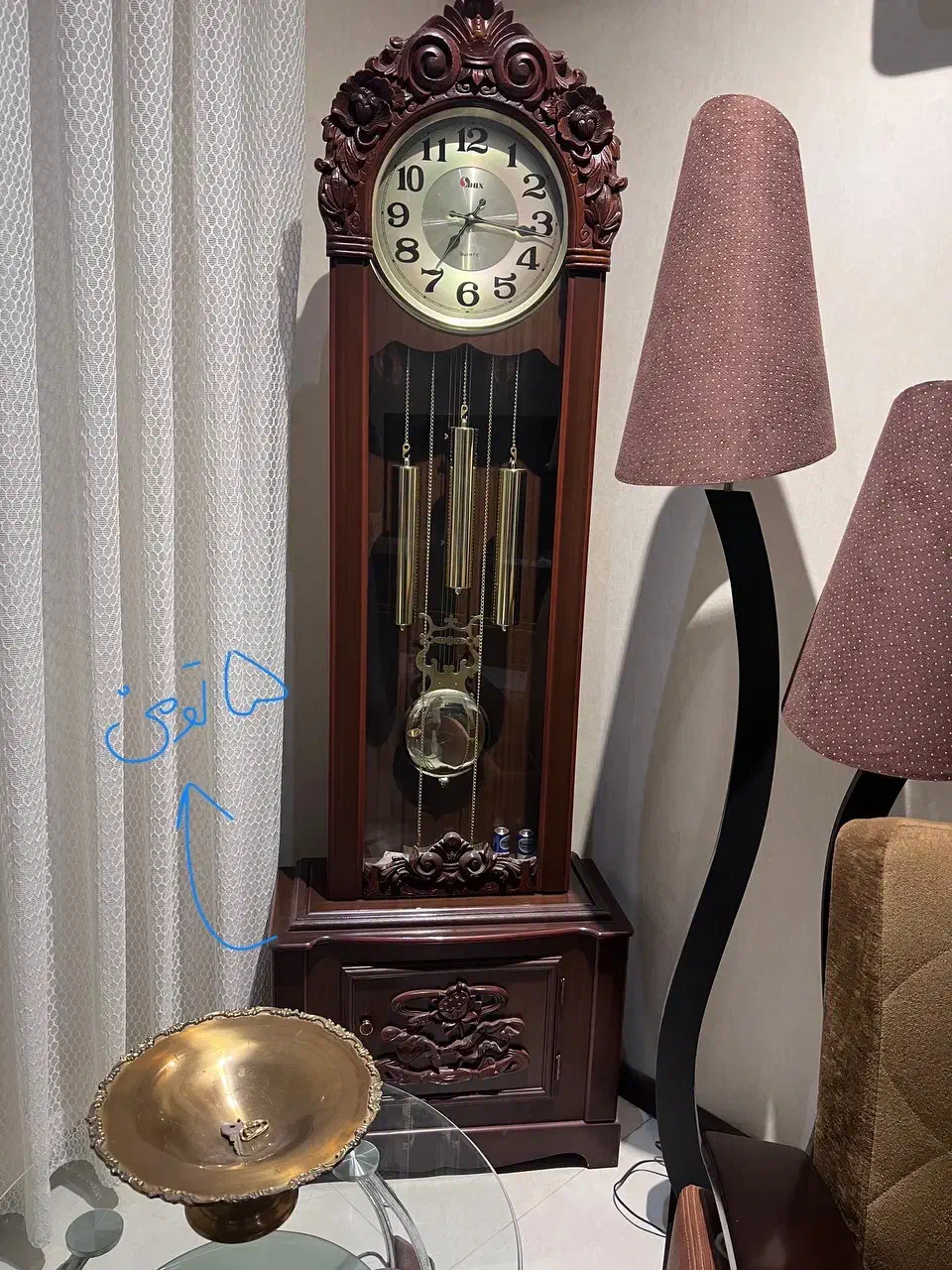 نیم‌ست مبلمان میز وسط اباژور ساعت ایستاده|مبلمان خانگی و میز عسلی|ساری, |دیوار