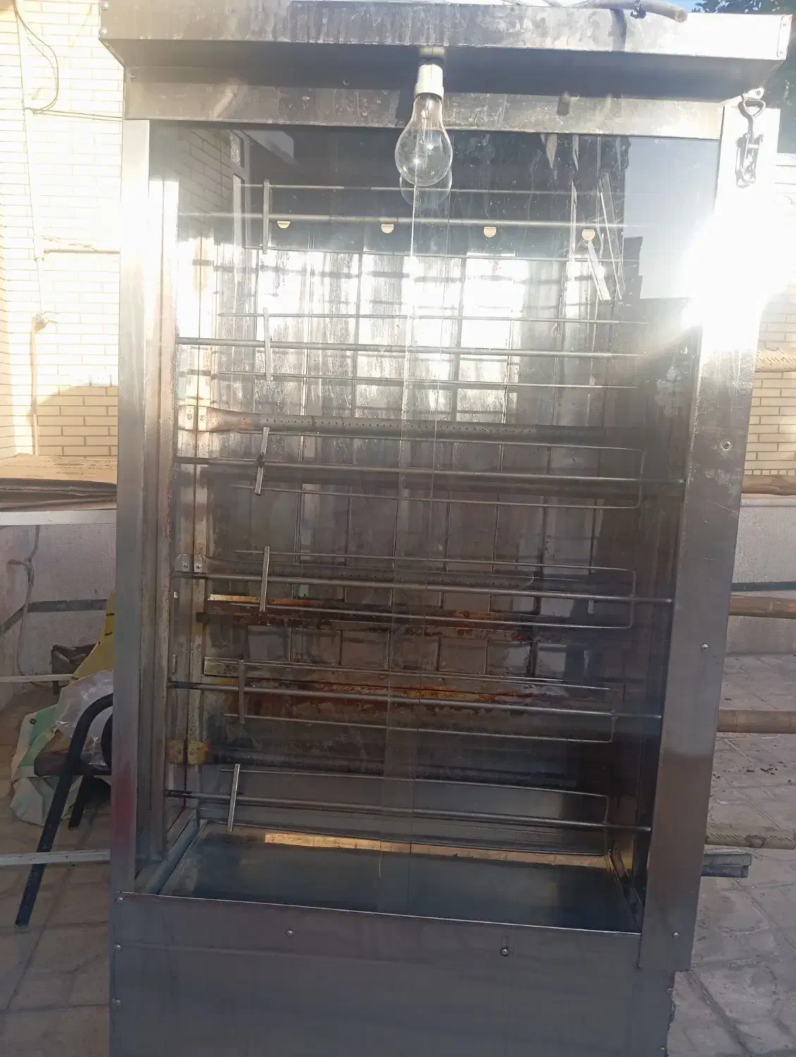 فر جوجه گردان پاچینی شش سیخ با کارکرد کم|اجاق گاز و لوازم برقی پختوپز|شیراز, مسلم|دیوار