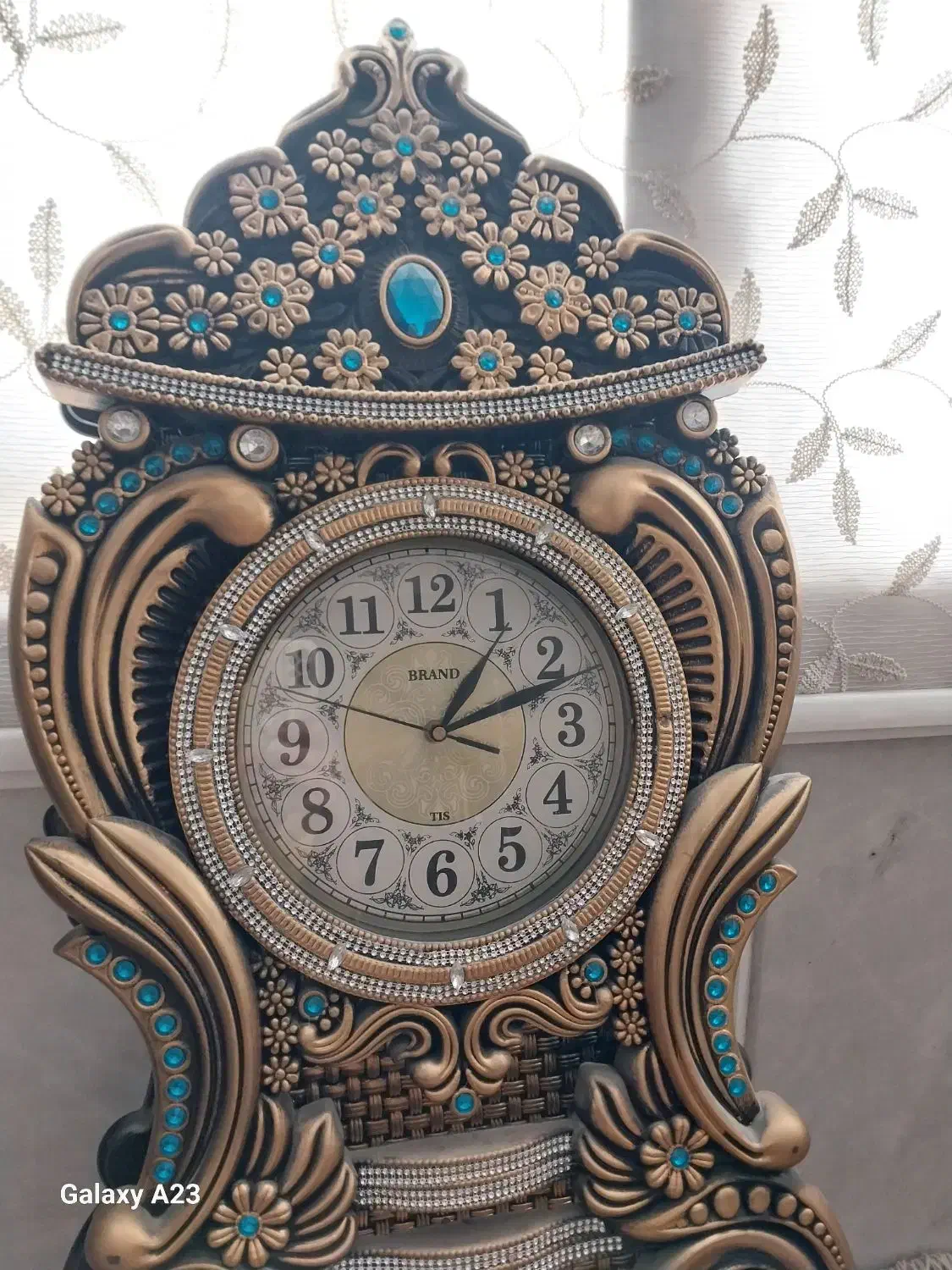 ساعت دیواری تزئینی نگین کوب شده|ساعت دیواری و تزئینی|جهرم, |دیوار