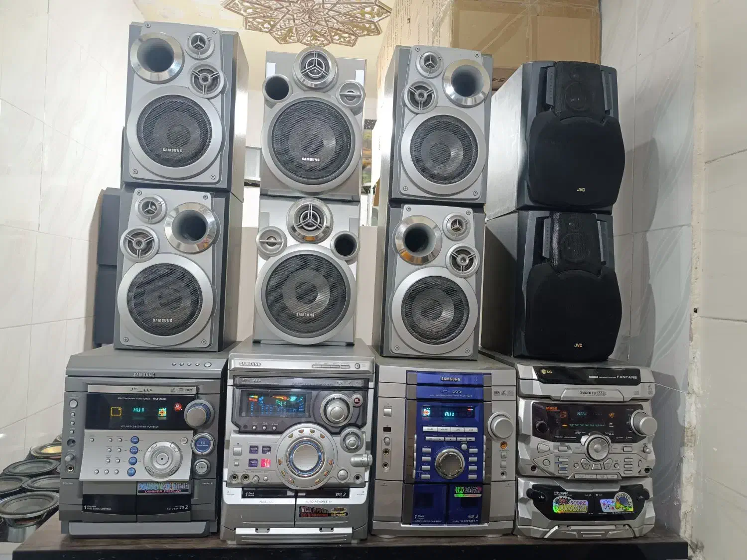 4 عدد سیستم کامل سامسونگ.ساب.باند تیوتر|سیستم صوتی خانگی|رباطکریم, رباطکریم|دیوار